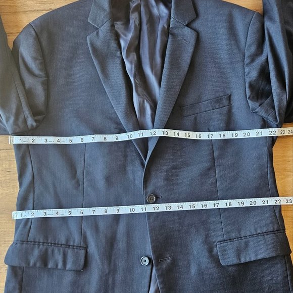 Joseph Abbound Mens Blazer Sport Coat 2 Button Causal Jacket Size 44R Wool Suit - Picture 9 of 13